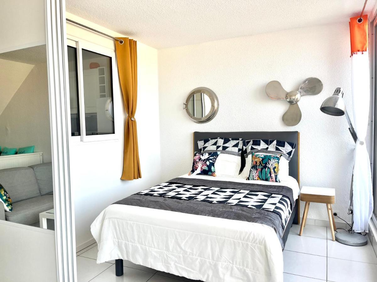 Barcaresa-Elegant Appartement Vue Mer Wifi Parking Le Barcares Bagian luar foto